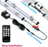 Wireless Cabinet Lighting Dimmable Remote Control Super Bright Led Under Cabinet Lighting Wireless for Closet Kitchen Shelf Counter Case,3PCS 1 feet Led Rigid Strip Warm White 3000K 12W 1500 Lumens