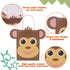 Jungle Safari Favor Bags Zoo Animals Birthday Treat Goody Bags for Kids Baby Jungle Party Favor Decorations Supplies Pack of 12