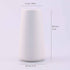 Ceramic Vase - Flower Vase Minimalism Style for Modern Table Shelf Home Decor, Fit for Fireplace Bedroom Kitchen Living Room Centerpieces Office Desk (Solid White, Big)