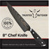 Trusted butcher 8in chef knife