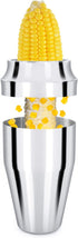 Newness Corn Stripper Cutter, Cob Kernels Peeler with Cup, Quickly Remove Kernels from The Cob, No Splatters or Mess, 304 Stainless Steel Corn Thresher Stripper Tool with Serrated Sharp Blade
