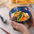 WHJY 20oz Ceramic Japanese Ramen Bowl set,with Chopsticks & Spoon, Porcelain Bowl for Soup, Noodle, Udon and Soba, Noodle Bowl