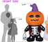 HOOJO 6 FT Halloween Inflatables Pumpkin Kid with Ghost Outdoor Halloween Decorations with Build-in LEDs, Blow up Halloween Decorations for Yard, Garden, and Lawn