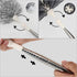 Abealv Telescoping Microfiber Duster Extendable Cobweb Duster, High Ceiling Stainless Steel Long Dusters?Scratch-Resistant Bendable Duster, 100 inches Extension Pole Cleaning Tools (Dark Gray)