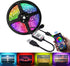 LED Strip Lights, LED Lights for Bedroom Bluetooth Music Sync, 16.4ft 5V USB Powered LED Light Strip Waterproof, 150LEDs RGB 5050 Color Changing with App Control