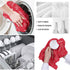 HELLOWINK Christmas Gingerbread Man Microfiber Kitchen Towels with Hanging Loop, Super Absorbent&Machine Washable Dish Towels Hand Towels for Home Kitchen Bars, 18 x 28 Inches, Red