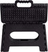 Simplify Black, Sturdy and Safe, Carrying Handle, Easy to Open, for Kitchen, Bathroom, Bedroom, or Adults 9" Anti-Skid Folding Step Stool, Lightweight
