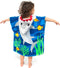 ZINGLIFE Hooded Towels for Kids Baby Boys Girls Toddlers Child Poncho Bath Towel for Beach Pool 100% Cotton Ultra Breathable Soft Enough Thick for Winter Size 24" x 47"(Brave Shark)