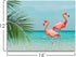 Purple Verbena Art Flamingo in Water Pictures Canvas Print Art Sea Ocean Pink Animals Painting Artwork Home Wall Art Decor for Living Room Bedroom Bathroom Walls Decoration,12x16 inches Picture Frame