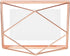 Umbra Prisma Picture Frame, 4 x 6 Photo Display for Desk or Wall, Copper