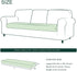 CHUN YI Stretch Couch Cushion Cover Suitable for 3 Settee, Sofa Seat Slipcover with Spandex Jacquard Fabric(Large,Sand)
