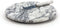RSVP International Cheese Board & Knife, 10 Inch, White Marble