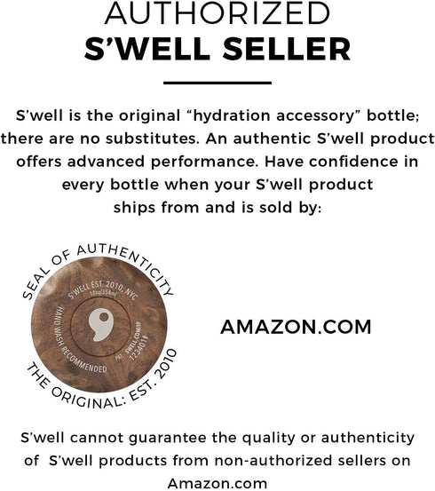 S'well Stainless Steel Chiller Triple-Layered Vacuum-Insulated Keeps Drinks Cool and Hot for Longer-Dishwasher-Safe BPA-Free for Travel, 12oz Cans and Bottles, Teakwood