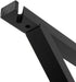 Rustic State Set of 2 Wall Mount Wood Bracket Scone Pendant Lamp Kit for DYI Project (Black)
