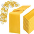 10 Pack Satin Table Runner for Wedding 12 x 108 Inch Gold Silky Wedding Table Runner for Rectangle Round Tables with 60 Pack Balloons for Thanksgiving Day Birthday Party Banquet Engagements Decoration