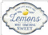 Creative Co-Op Life Gives You Lemons Make Something Sweet Metal Wall Décor, White