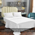 Queen Size Sheet Set White 4 Piece Bamboo Sheets Soft Breathable Fitted Sheet 15" Extra Deep Pocket Pure Luxury Hotel Collection Cooling Bamboo Bed Sheets Wrinkle Free Durable 90" x 102" Flat Sheets