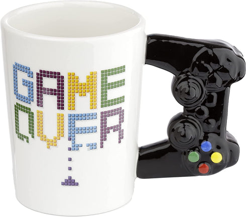 Puckator Game Controller Handle Mug Games Game Over Gaming Mug Console Remote