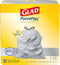 GLAD Protection Series Force Flex Drawstring Smell Shield, Gray, 13 Gallon, 110 Count