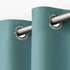 Exclusive Home Indoor/Outdoor Solid Cabana Grommet Top Curtain Panel, Teal, 54x84, 2 Piece