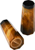 Creative Co-Op Resin, Horn Finish, Set of 2 Salt & Pepper Shaker, 3.5", Multi Color