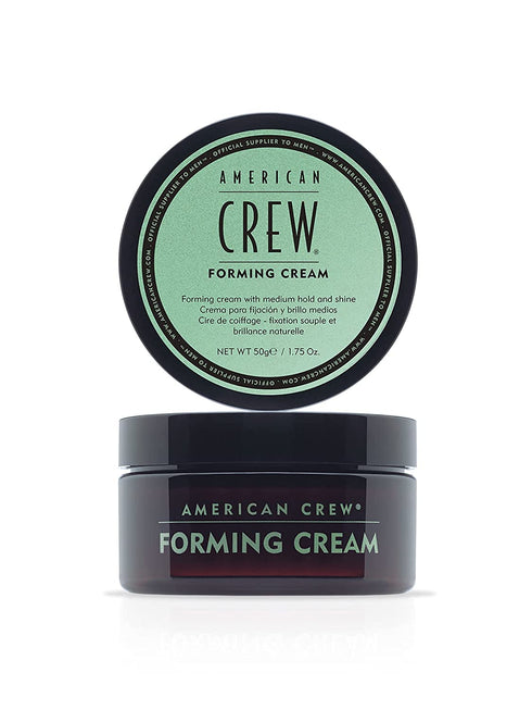 Men's Hair Forming Cream by American Crew, Like Hair Gel with Medium Hold with Medium Shine, 1.75 Oz (Pack of 1)