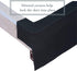 Levinsohn Bed Maker's Tailored Wrap-Around Bedskirt Never Lift Your Mattress Classic 14 Drop Length Pleated Styling, King, Black