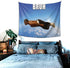 Laupuor Boutique Tapestry Bruh Flying Midget Wall Tapestrys Novelty Tapestry Wall Hanging, Decorations Bedroom Living Room Dorm 60x51in