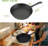 10 Inch Cast Iron Skillet Pan Small Frying Pan, Pre-Seasoned for Non-Stick Like Surface, Cookware Oven/Broiler/Grill Safe, Kitchen Deep Fryer, Restaurant Chef Quality