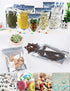 100PCS Candy Bags,Stand Up Aluminum Foil Bags,Smell Proof Bags,Reclosable Airtight Mylar Bags,Reusable Food Pouches Bags with Zip Lock,Sealable Treat Bags for Snacks Beans Coffee Dry Fruits (6.3X9.4")