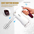 OCTAVO Hand Mixers Electric, Handheld Electric Mixer With Easy Eject Button, 2 Wired Beaters + 2 Dough Hooks And Storage base with Ultra Power 250W - 5 Speed - 120V (white)