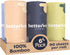 Betterway Bamboo Paper Towels - 6 Rolls, 2 Ply - Plastic Free, Disposable Kitchen Paper Towels - Select Size, Tree Free, Compostable, Strong & Absorbent - Sustainable Product w/ Eco Friendly Packaging