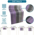 Molyhome Polyester Table Runner, Farmhouse Retro Wood Texture Purple Grey Non-Slip Rectangle Settings Decoration for Dining Room, Kitchen, Living Room, Holiday and Party 16x72inches