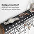Rustic Wood Wall Mount Jewelry Organizer with Metal Hooks for Necklaces Earrings and Bracelets (Wood) : MK460A