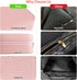 EEEKit 2 Pack Travel Jewelry Organizer Case, Portable Small Double Layer Jewelry Box for Traveling, PU Leather Jewelry Storage Boxes for Earrings Necklace Ring Bracelet Watch Bangle Display (Pink)