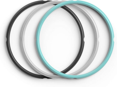 Sealing Ring for 8 Qt IP - Replacement Silicone Gasket Seal for 8 Quart Instapot Pressure Cooker - Insta Pot Accessories Fit for 8QT - 3 pack