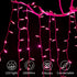 Pink Mini Christmas Lights - 39 Feet 100 LED Fairy String Lights with 8 Lighting Modes Waterproof Connectable for Indoor Outdoor Xmas Tree Garland Wreath Holiday Valentine's Day Decoration