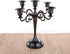 VINCIGANT Black Candle Holders Fireplace Candelabra for Taper Candle,Dinning Room Table Centerpieces Decoration,Christmas