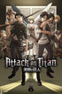 Trends International Attack on Titan: Season 3-Group Wall Poster, 22.375" x 34", Unframed Version