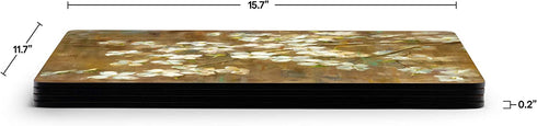 Pimpernel Dogwood in Spring Collection Placemats - Set of 4