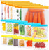 Reusable Storage Bags, 20 Pack BPA Free PEVA Reusable Freezer Bags,Reusable Gallon Bags, Reusable Sandwich Bags, Silicone Food Bags for Women, Men and Kids (20Pack-8 Gallon +6 Sandwich +6 Snack)