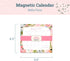 2022 Calendar, Monthly Planner Desk Pad and Magnetic Calendar for Fridge, Tear Away Desk Calendar, Bella Flora