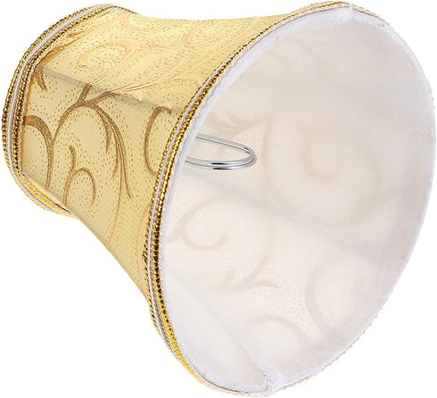 IMIKEYA Small Barrel Lamp Shade DIY Handmade Royal European Style Fabric Lamp Cover Shade Retro Floor Chandelier Light Shade Replacement for Home Shop