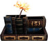 Tosnail Decorative Wooden Pencil Holders Desk Organizer - Library Book Design