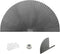 Arch Window Pleated Blinds Easy Cut and Install Pleated Shades Fliterling Linght and Blackout Blinds Grey 72? X 36? (Grey)