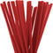 FAONIE 10 Inch Drinking Straws 250Pcs 10 Inch X 0.28 Inch (Red)