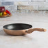 Cooking Light Cookware Dishwasher Safe, Scratch Resistant, with Easy Food Release Interior, Cool Touch Handle and Even Heating Base, 9.5in Fry Pan, Copper
