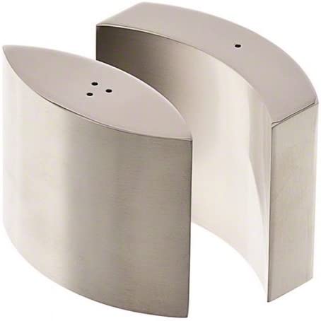 American Metalcraft SPDX11 Stainless Steel Salt and Pepper Shakers Set, Modern Design, 4-Ounce