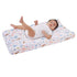 Carter's Pink Tropical Super Soft Changing Pad Cover, Pink, Green, Yellow, Orange