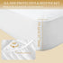 Twin XL Size Quilted Fitted Waterproof Mattress Pad, Breathable Mattress Protector, Premium Soft Filling Noiseless, 8-21 Inches Deep Pocket Mattress Cover (White)